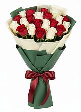 Микс из красных и белых роз #REPLACE_PRED# Больших Вяземах Букет Микс из красных и белых роз #REPLACE_PRED# Больших Вяземах