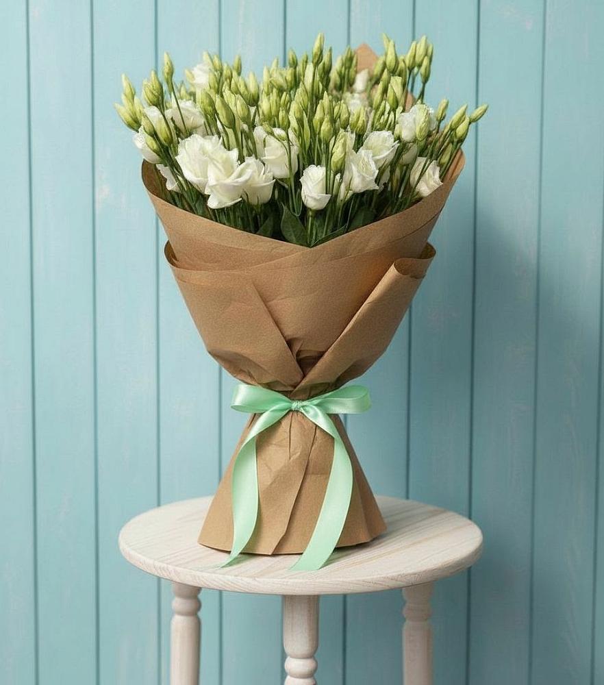 Букет Утренняя Свежесть в Больших Вяземах Букет цветов из: Лизиантусы в Больших Вяземах