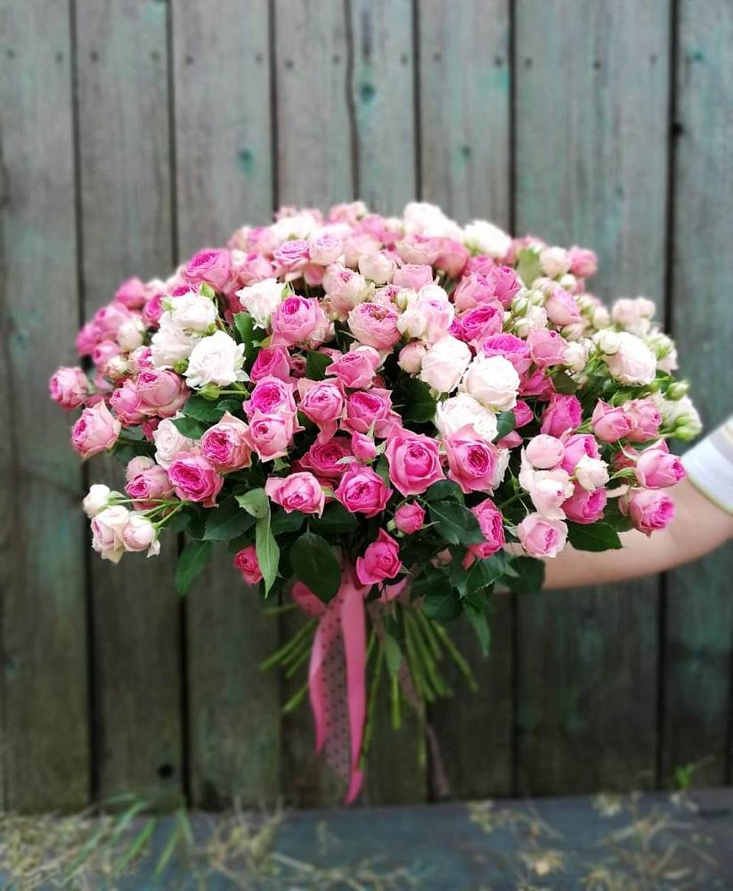 Розовые кустовые розы Натали и Лав Лидия в Больших Вяземах Букет Розовые кустовые розы Натали и Лав Лидия в Больших Вяземах